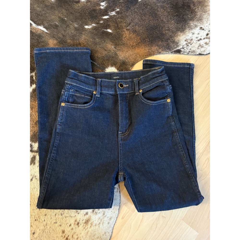 KHAITE Kerrie Jean Dark Wash Size 26